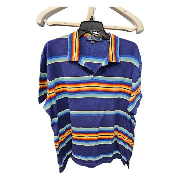 Polo Ralph Lauren Other - Polo Ralph Lauren Vintage 90's Striped Polo Size XL